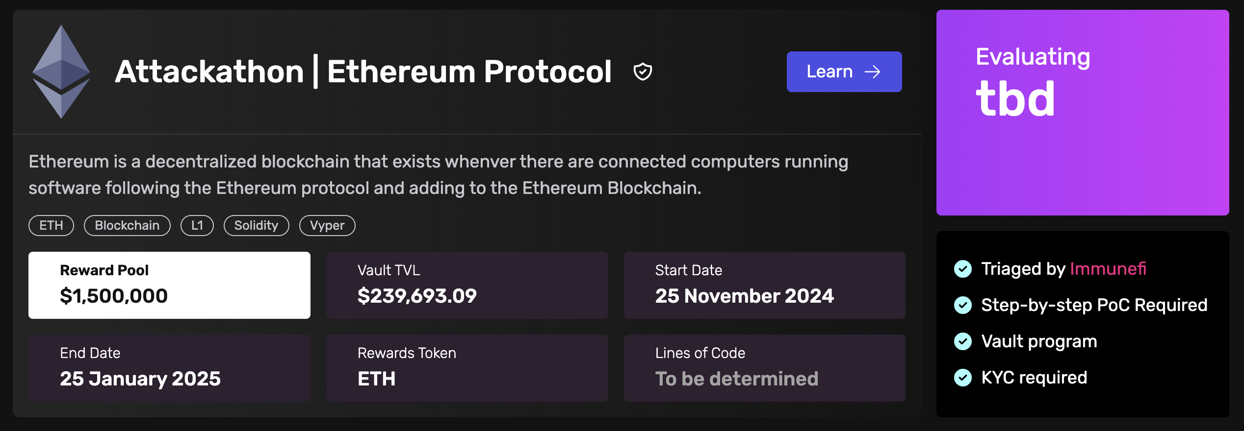 Anatomist ethereum attackathon status